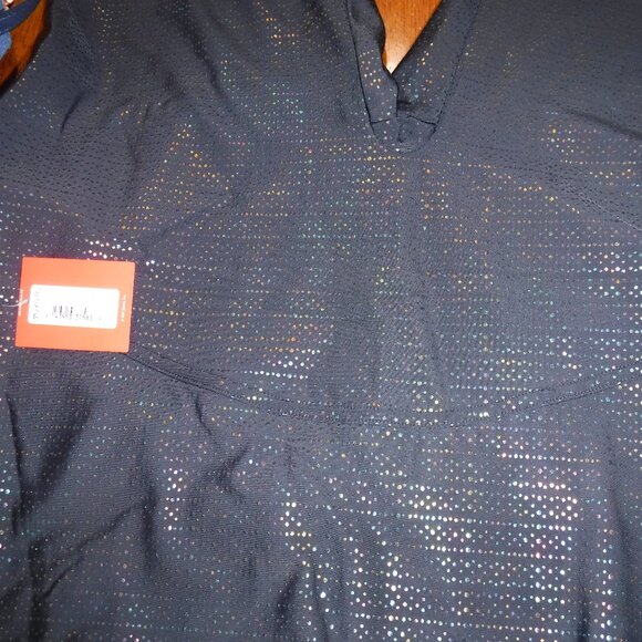 BNWT - Spanx Metallic Mist 7/8 Leggings in very black/multi size plus US 2X - Picture 9 of 9